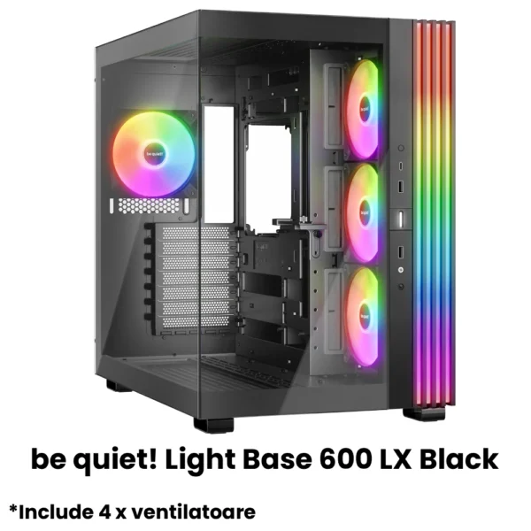 Carcasă be quiet! Light Base 600 LX Black