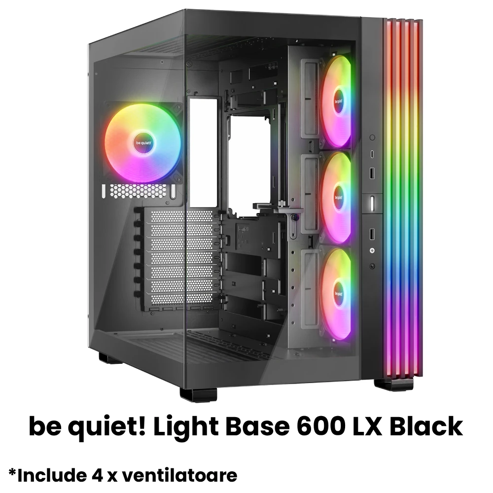 Carcasă be quiet! Light Base 600 LX Black